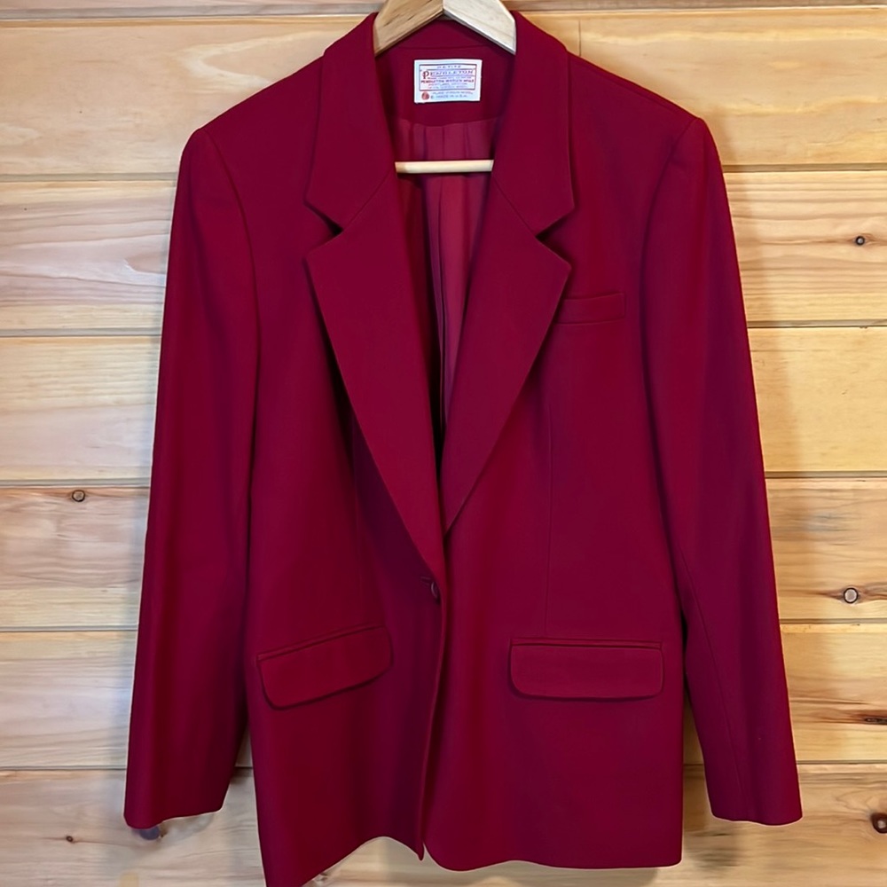 Vintage Pendleton Petite Pendleton Jacket Woolen … - image 2